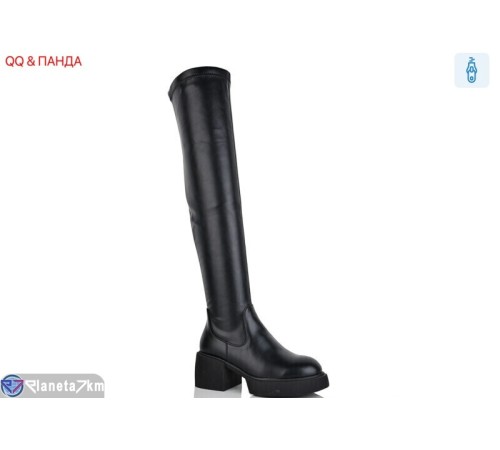 Ботфорти жіночі на зиму (6 пар р.36-40) чорний  "QQ&Панда"