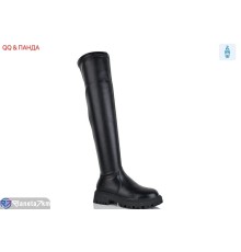 Ботфорти жіночі на зиму (6 пар р.36-40) чорний  "QQ&Панда"