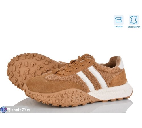 Кросівки жіночі на весну/осінь (6 пар р.36-40) коричневий  "Mirella"