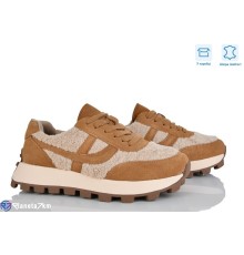 Кросівки жіночі на весну/осінь (6 пар р.36-40) коричневий  "Mirella"