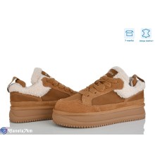 Кросівки жіночі на зиму (6 пар р.36-40) коричневий  "Mirella"