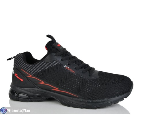 Кросівки чоловічі на весну/осінь (8 пар р.41-46) чорний  "Bocelli"