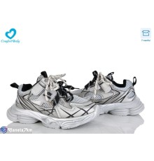 Дитячі кросівки на весну/осінь (8 пар р.32-37) сірий  "Comfort-baby"