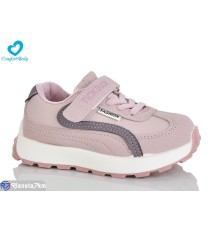 Дитячі кросівки на весну/осінь (8 пар р.26-31) рожевий  "Comfort-baby"