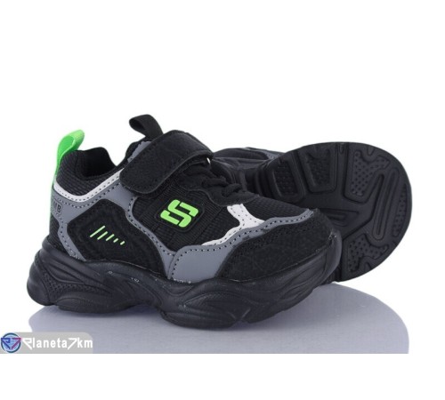 Дитячі кросівки на весну/осінь (8 пар р.21-26) чорний  "Laifakids"