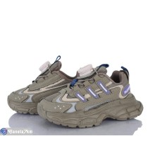 Дитячі кросівки на весну/осінь (8 пар р.27-32) хакі  "Laifakids"