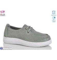 Туфлі жіночі на літо (8 пар р.36-41) зелений  "Gukkcr"