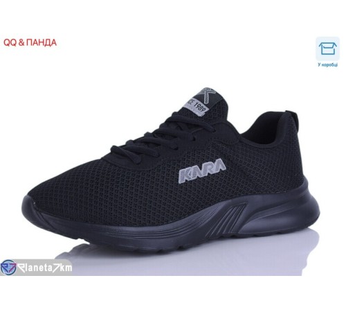 Кросівки жіночі на весну/осінь (8 пар р.36-41) чорний  "QQ&Панда"
