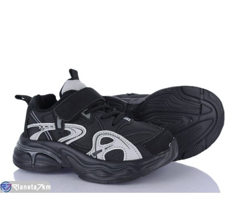 Дитячі кросівки на весну/осінь (8 пар р.26-31) чорний  "Laifakids"