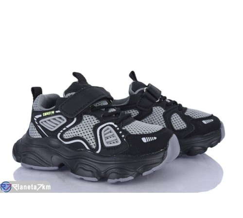 Дитячі кросівки на весну/осінь (8 пар р.26-31) чорний  "Laifakids"