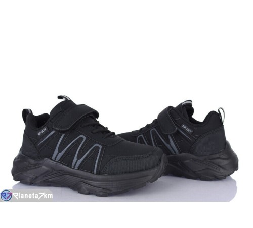 Дитячі кросівки на весну/осінь (8 пар р.32-37) чорний  "Laifakids"