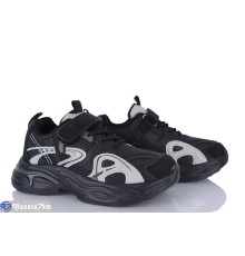 Дитячі кросівки на весну/осінь (8 пар р.32-37) чорний  "Laifakids"