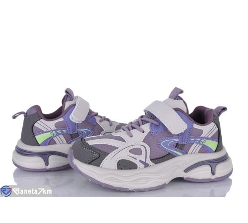 Дитячі кросівки на весну/осінь (8 пар р.32-37) фіолетовий  "Laifakids"