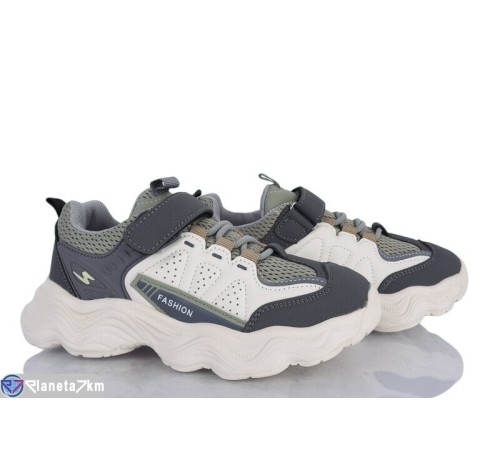 Дитячі кросівки на весну/осінь (8 пар р.32-37) сірий  "Laifakids"