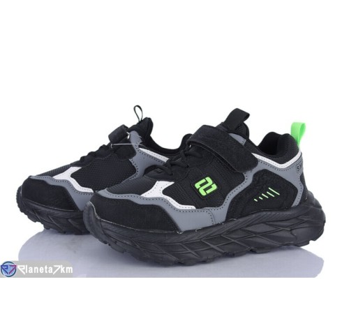 Дитячі кросівки на весну/осінь (8 пар р.32-37) чорний  "Laifakids"