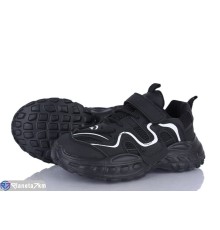 Дитячі кросівки на весну/осінь (8 пар р.32-37) чорний  "Laifakids"