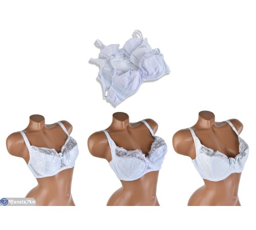 Бюстгальтер на весну/осінь (6 шт. р.сетка 75-95) білий  "Kalabok"