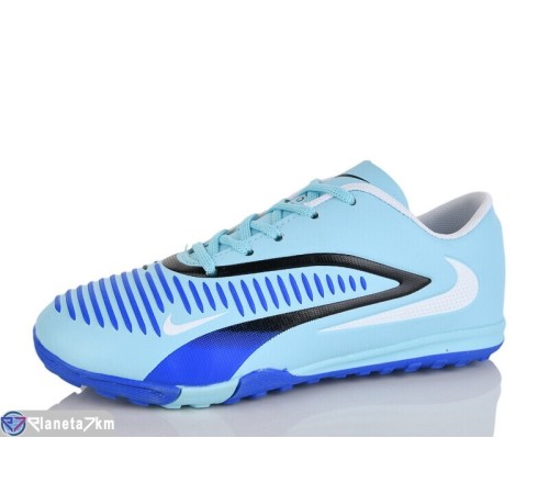Футбольне взуття дитяче на весну/осінь (8 пар р.33-38) блакитний  "FIESTA"