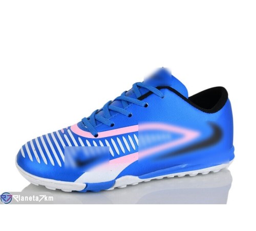 Футбольне взуття дитяче на весну/осінь (8 пар р.33-38) синій  "FIESTA"