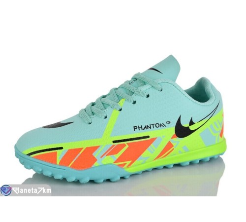 Футбольне взуття дитяче на весну/осінь (8 пар р.31-37) зелений  "FIESTA"