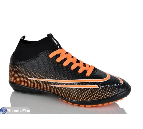 Футбольне взуття дитяче на весну/осінь (7 пар р.36-39) чорний  "FIESTA"