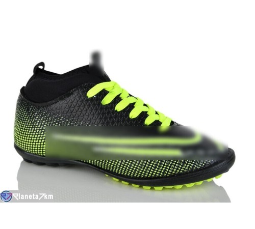 Футбольне взуття дитяче на весну/осінь (6 пар р.36-39) чорний  "FIESTA"