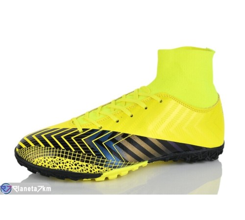 Футбольне взуття чоловіче на весну/осінь (6 пар р.40-44) жовтий  "FIESTA"