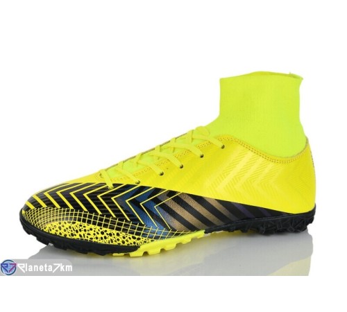 Футбольне взуття дитяче на весну/осінь (8 пар р.35-39) жовтий  "FIESTA"