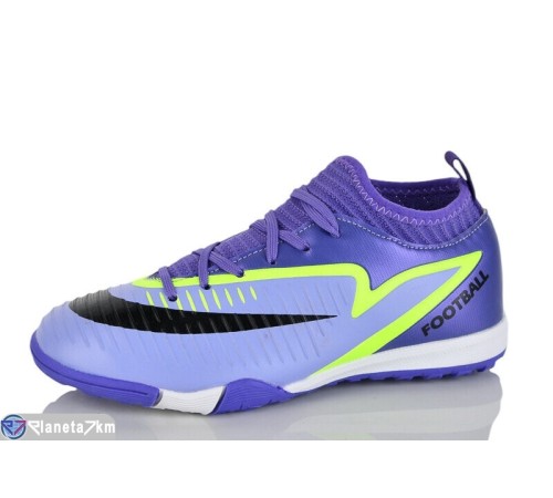 Футбольне взуття дитяче на весну/осінь (8 пар р.33-38) фіолетовий  "FIESTA"