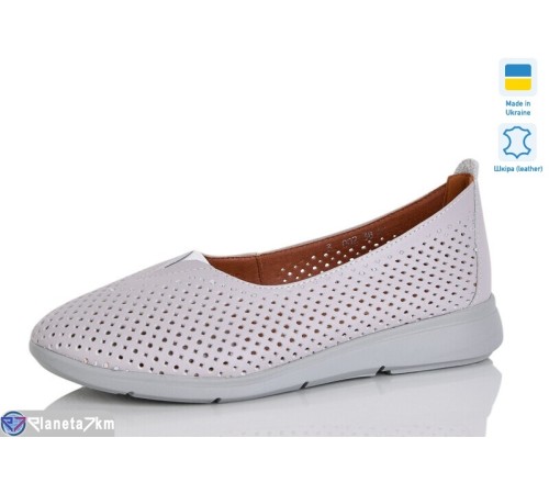 Балетки жіночі на літо (6 пар р.37-41) сірий  "LIKA"
