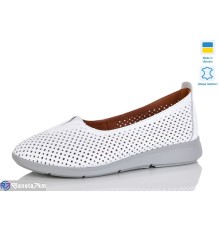 Балетки жіночі на літо (6 пар р.37-41) білий  "LIKA"