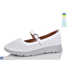 Балетки жіночі на літо (6 пар р.37-41) білий  "LIKA"