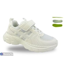 Дитячі кросівки на весну/осінь (8 пар р.32-37) білий  "STRONGO"