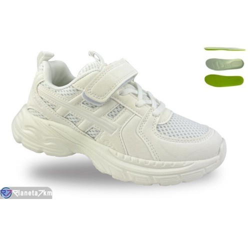 Дитячі кросівки на весну/осінь (8 пар р.32-37) білий  "STRONGO"