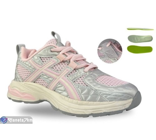 Дитячі кросівки на весну/осінь (8 пар р.36-41) рожевий  "STRONGO"