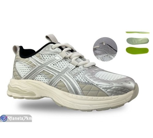 Дитячі кросівки на весну/осінь (8 пар р.36-41) сірий  "STRONGO"