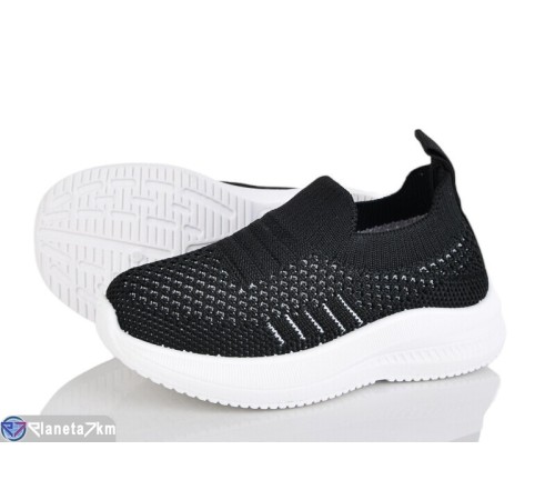 Дитячі кросівки на весну/осінь (12 пар р.22-27) чорний  "Laifakids"