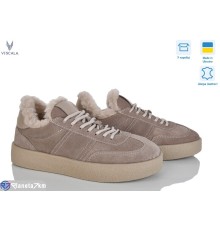 Кросівки жіночі на зиму (6 пар р.36-41) бежевий  "Viscala"
