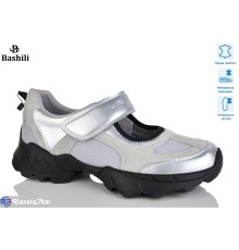 Кросівки жіночі на весну/осінь (8 пар р.36-41) срібний  "Башили"