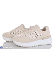 Кросівки жіночі на весну/осінь (8 пар р.36-41) бежевий  "LOREDANA"