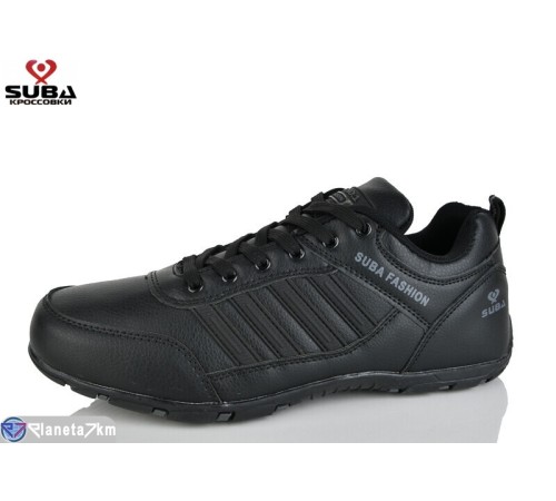 Кросівки чоловічі на весну/осінь (8 пар р.41-46) чорний  "SUBA"
