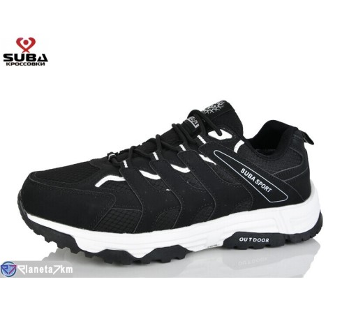 Кросівки чоловічі на весну/осінь (8 пар р.41-46) чорний  "SUBA"