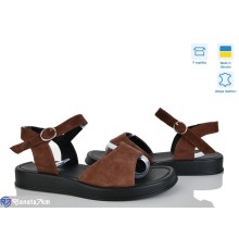 Босоніжки жіночі на літо (8 пар р.36-41) коричневий  "FOX"