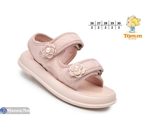 Дитячі босоніжки на літо (10 пар р.26-30) рожевий  "TOMMY"