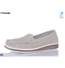 Туфлі жіночі на літо (8 пар р.36-41) коричневий  "Trendy"