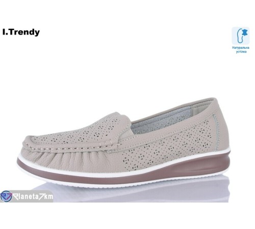 Туфлі жіночі на літо (8 пар р.36-41) коричневий  "Trendy"