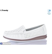 Туфлі жіночі на літо (8 пар р.36-41) білий  "Trendy"