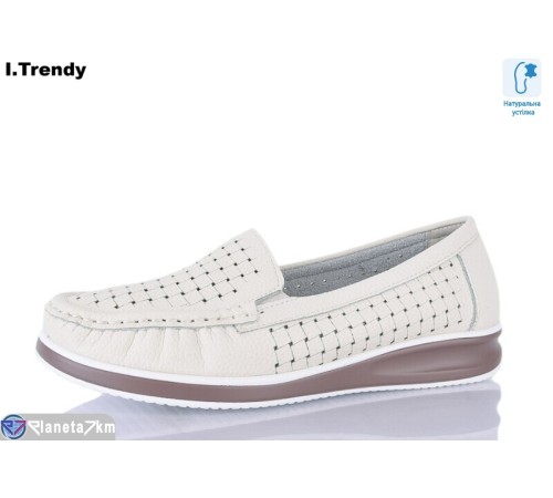 Туфлі жіночі на літо (8 пар р.36-41) бежевий  "Trendy"