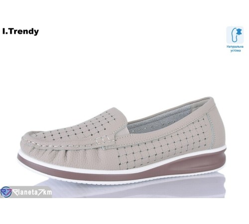 Туфлі жіночі на літо (8 пар р.36-41) коричневий  "Trendy"