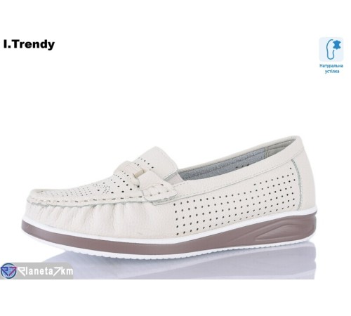 Туфлі жіночі на літо (8 пар р.36-41) бежевий  "Trendy"